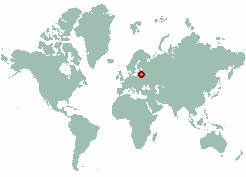 Ustroni in world map